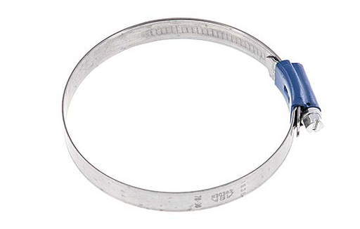 [F2QEQ-X2] 60 - 80 mm Hose Clamp with a Galvanised Steel 12 mm band - Aba [2 Pieces]