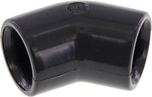 [F2SUC] PVC 45deg Elbow Fitting Socket 16x23mm