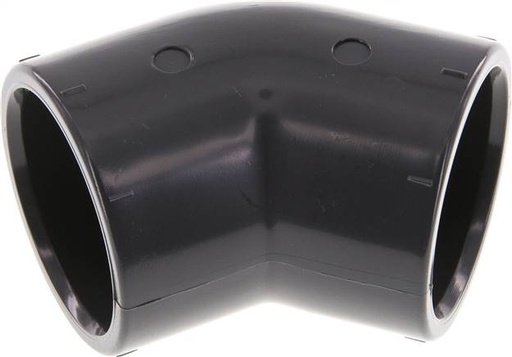 [F2SUG] PVC 45deg Elbow Fitting Socket 40x50mm