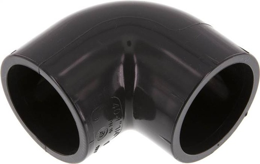 [F2SUX] PVC 90deg Elbow Fitting Socket 40x50mm