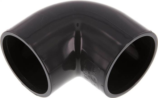 [F2SUZ] PVC 90deg Elbow Fitting Socket 63x74mm