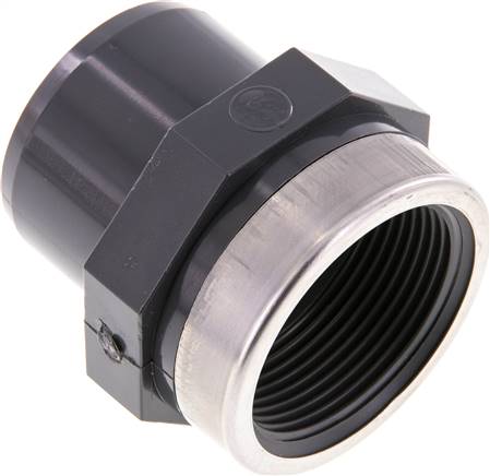 [F2SVR] PVC-Fitting Klebemuffe 50mm x Innengewinde Rp 1-1/2''