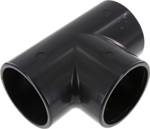 [F2T43] PVC Tee Fitting Socket 90x106mm