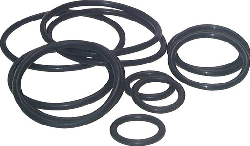 [S2222-X100] NBR O-ring 0.73 x 1.02mm (OD 2.77mm) 70 Shore A [100 Pieces]