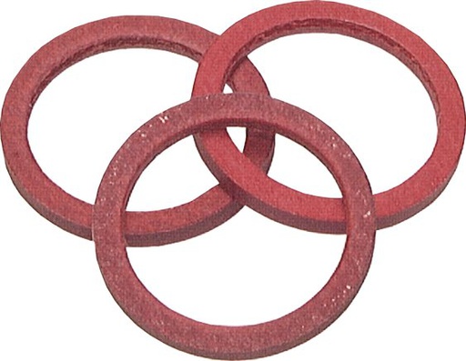 [S2AHU-X100] M5 Vulcanized fiber Gasket 5.2x8.9x1 mm [100 Pieces]