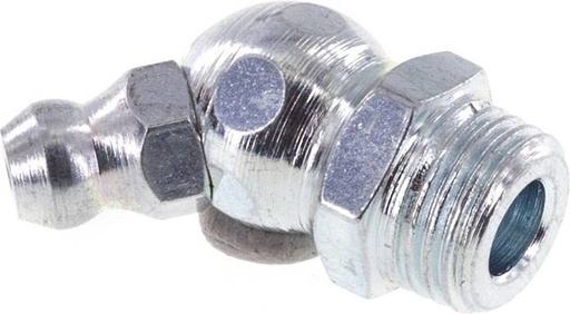 [S2N97-X5] Graisseur Angulé À 45° Acier M10x1 DIN 71412 [5 Pièces]