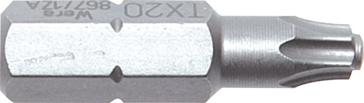 [T22PF-X2] Wera TX10 TORX T-STAR Plus Schraubendrehereinsatz 1/4" (6,3mm) [2 Stück]