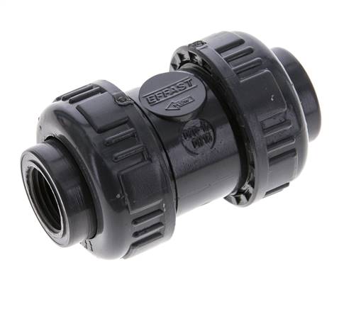 [V2RZC] Válvula Antirretorno PVC Rp 1/2'' 0.012-16bar (0.17-232psi)