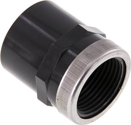 [F2SW2-X2] PVC Fitting Lijmmof Vrouw 32mm x Binnendraad Rp 1'' [2 Stuks]