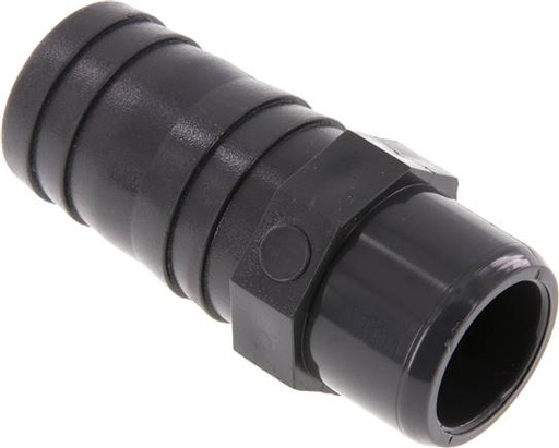 [F2SZ7-X5] Racor de PVC de 32 mm con lengüeta para manguera de 32 mm (1 1/4'') [5 piezas]