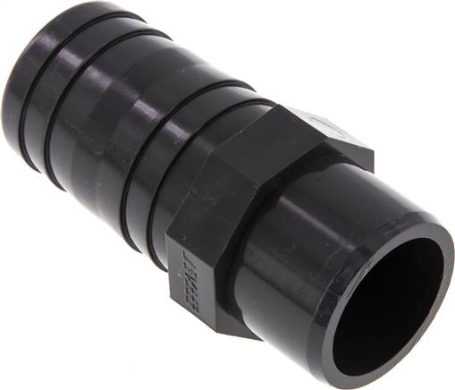 [F2SZ8-X2] PVC Fitting Lijmmof 40mm Met Slangpilaar 40mm [2 Stuks]