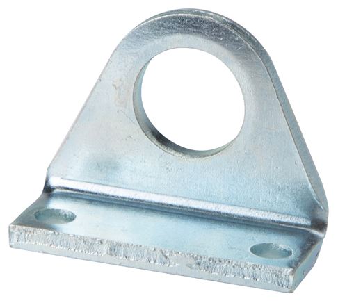 [P27PJ] Foot Mount 20 mm 25 mm ISO 6432 Zinc plated steel