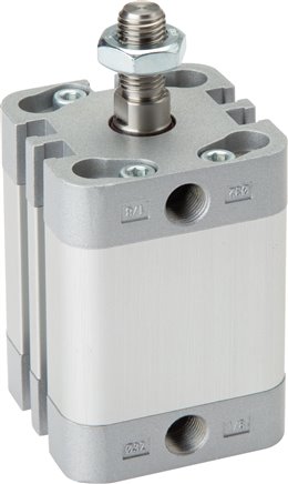 [P28RM] ISO 21287 Doppeltwirkender Kompaktzylinder 100-150mm - Magnetisch - Außengewinde