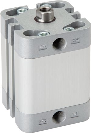 [P28RZ] ISO 21287 Kompakter doppeltwirkender Zylinder 100-30mm - Magnetisch