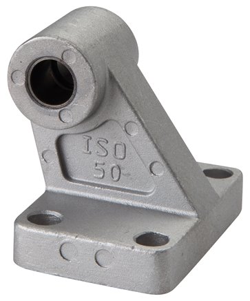 [P29EU] Chape mâle coudée à droite 125 mm ISO 15552 Acier bruni