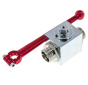 [SI-BL2E-MHY-CRL-22] Anneau de coupe 22 L vanne à bille en acier hydraulique à 2 voies