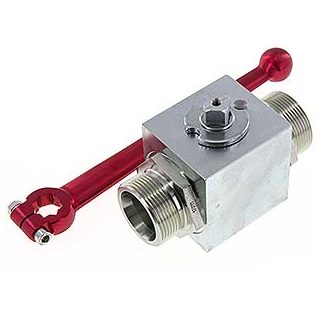 [SI-BL2E-MHY-CRS-38] Anneau de coupe 38 S vanne à bille en acier hydraulique à 2 voies