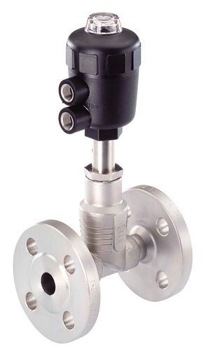 [146242] Flanged DN 10 NO Pneumatic 2-Way Globe Valve Stainless Steel - 2012 - 146242