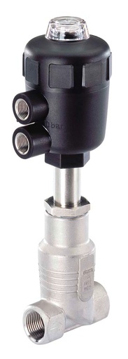 [146248] Vanne à Globe Pneumatique 2 Voies G 1/2'' NC en Acier Inoxydable - 2012 - 146248