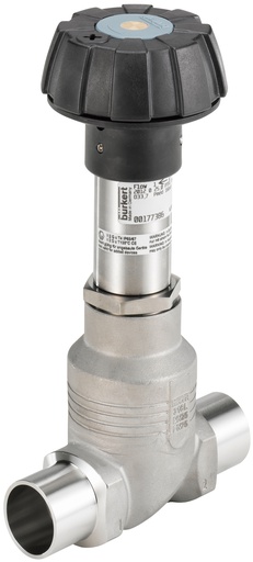 [218227] Gelaste Eind DN 32 Handmatig 2-Weg Klepafsluiter RVS - 2012 - 218227