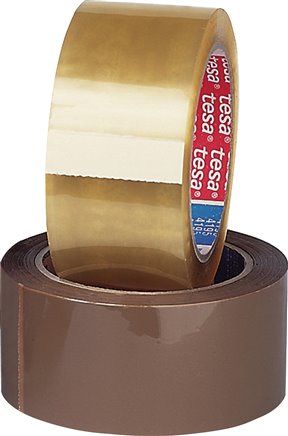 [S2N5T-X6] Packaging Tape Brown Medium to Heavy 50mm/66m [6 Pieces]