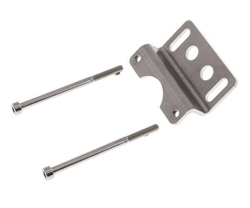 [SI-P2628] Mounting Bracket Including Two Long Screws Stainless Steel Multifix 2