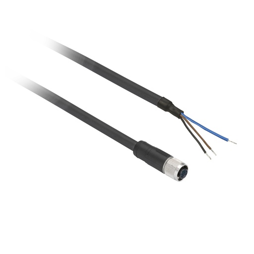 [E27W3] Schneider Electric Câble capteur/acteur avec connecteur - XZCP0566L5