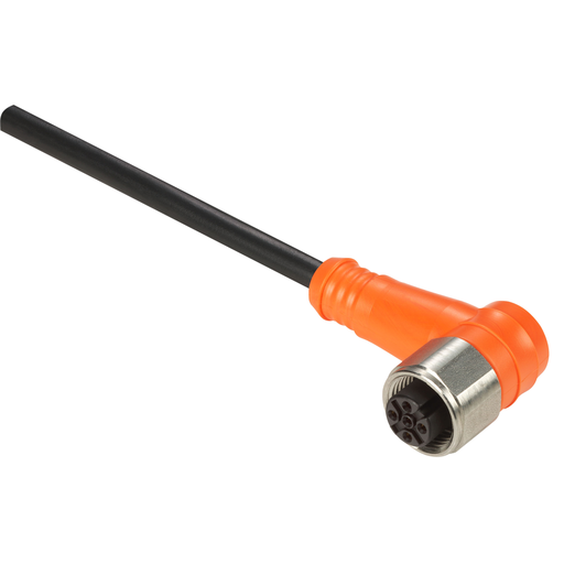 [E27W8] Cable con conector para sensor/actor OsiSense de Schneider Electric - XZCPA1241L10