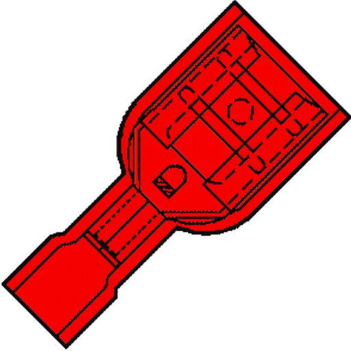 [E28VQ] Klemko IS Core Connector rund/flach - 101270 [100 Stück]