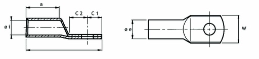 [E2Y3T] Cimco Prensa Cable Lug Para Cable De Cobre DIN - 183513