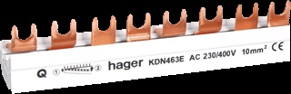 [E2ZPC] Hager Quickbusbar Kamrail - KDN463E