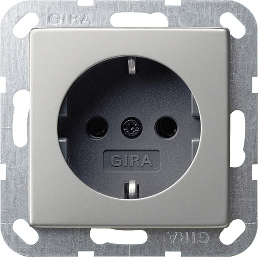 [E26ZP] Gira System 55 Wall Socket Outlet (WCD Switchgear) - 0188600