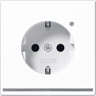 [E278T] Jung Wall Outlet Box (WCD Switchgear) (European Socket) - LS1520-OWWLNW