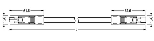 [E27J6] Wago Patch Cord Adjustable Building Installation - 891-8382/066-201