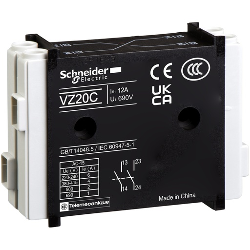 [E27VF] Schneider Electric Auxiliary Contact Block - VZ20