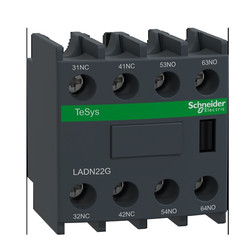 [E27U7] Schneider Electric Bloc De Contacts Auxiliaires - LADN22G