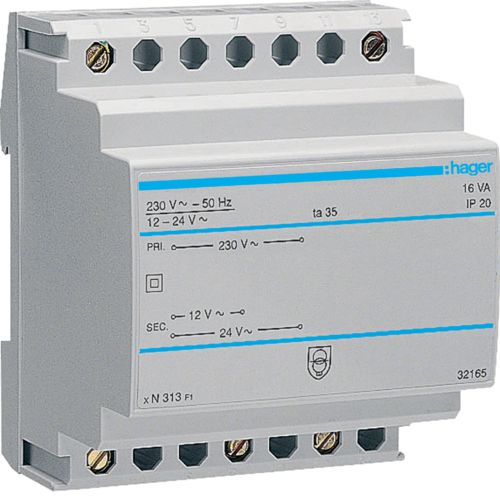 [E28HS] Hager ST Bell Transformer - ST313