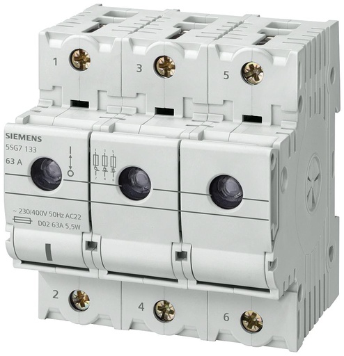 [E28MU] Siemens 5SG7 NEOZED Cartridge Load Separator - 5SG7163