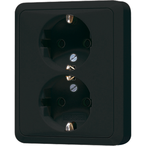 [E2A2Y] Jung Wall Outlet Box (WCD Switchgear) (European Socket) - CD5020NSW