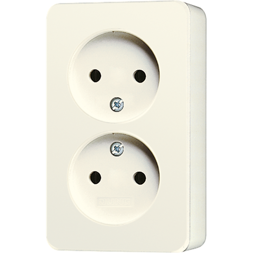 [E2A34] Jung AP600 Wall Outlet Box (WCD Switchgear) (European Socket) - 6010KIA