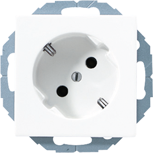 [E2A46] Jung Wall Outlet Box (WCD Switchgear) (European Socket) - A520-45NWW