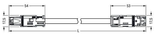 [E2A9H] Wago WINSTA Patch Cable Adjustable Building Installation - 774-9993/006-502