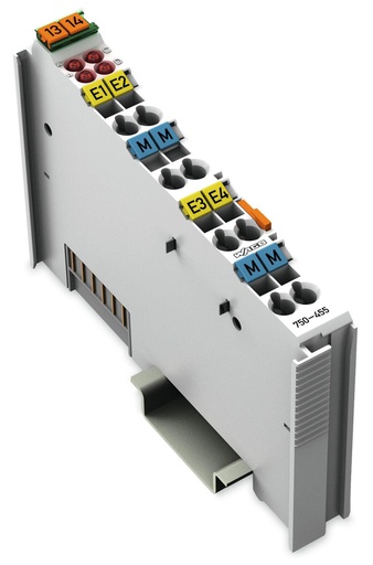 [E2A98] Wago Fieldbus Decentralized Peripheral - Analog Input And Output Module - 750-455