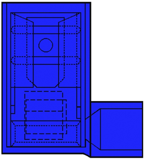 [E2AJB] Klemko IS Core Connector Rond/plat - 101315 [100 Stuks]