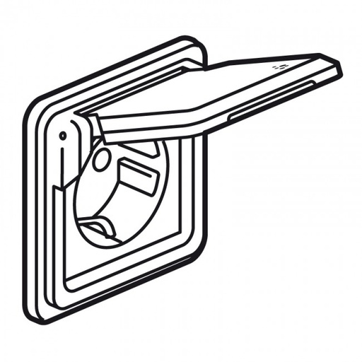 [E2B3X] Legrand Soliroc Wall Outlet (WCD Switchgear) (Enchufe Europeo) - 077835