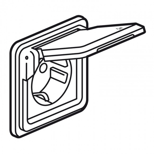 [E2B3X] Legrand Soliroc Wall Outlet (WCD Switchgear) - 077835