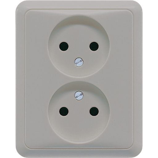 [E2BEA] Jung CD500 Wall Outlet Box (WCD Switchgear) (European Socket) - CD5010GR