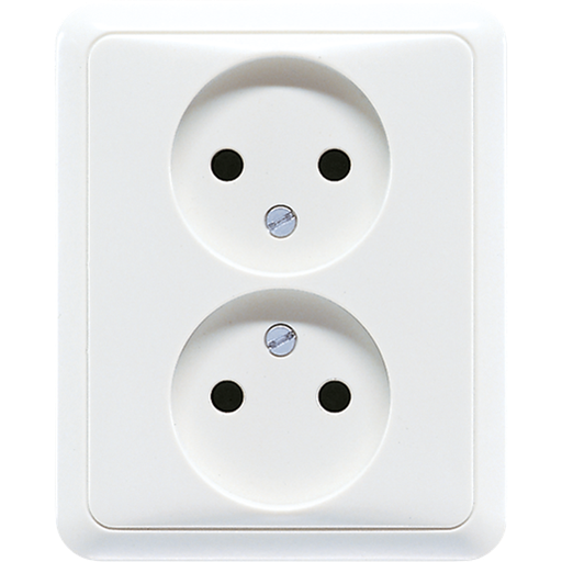 [E2BEB] Caja De Enchufes De Pared CD500 De Jung (aparamenta WCD) (Enchufe Europeo) - CD5010WW