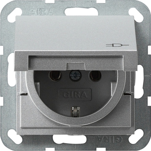 [E2CDH] Gira System 55 Wall Socket Outlet (WCD Switchgear) - 045426