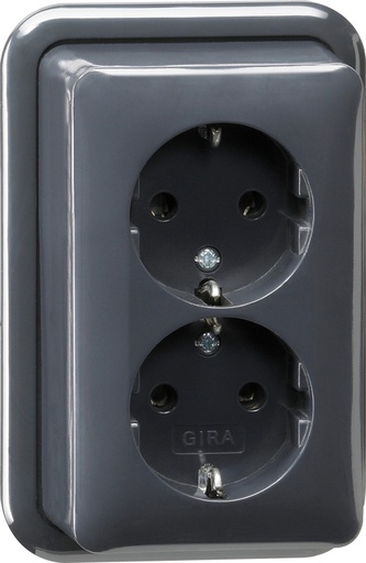 [E2CPK] Gira Flush-Mounted Socket Outlet (WCD Switchgear) - 078019